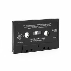 LOUIS ARMSTRONG 20 UNFORGETTABLE HITE Cassette Tape jazz music retro new orleans